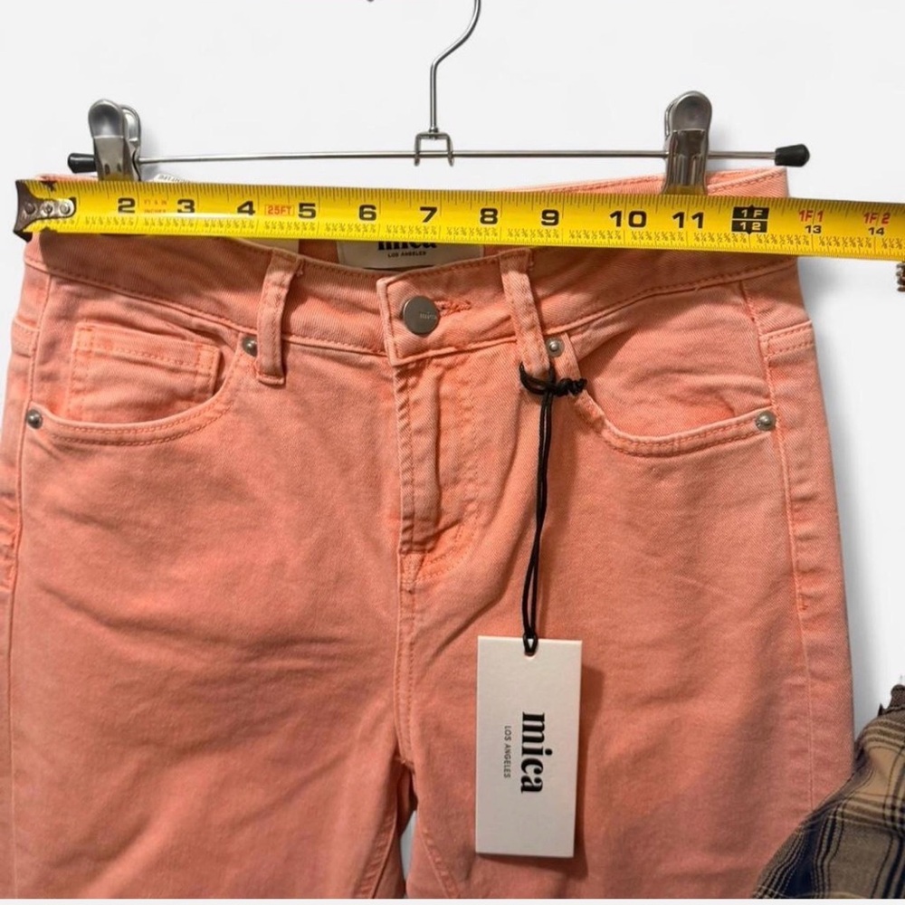 NWT MICA SIZE 25 Women's Coral Pink Jeans - Picture 4 of 8